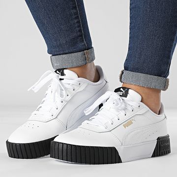 Puma - Donna Carina 2 385849 White Puma Team Gold Black Sneakers