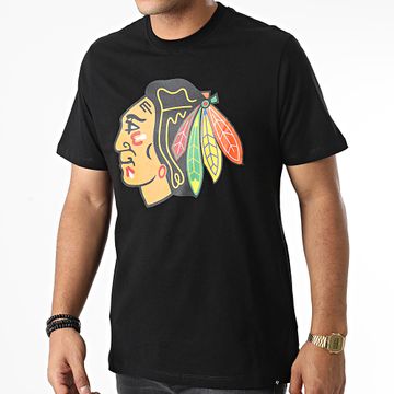 '47 Brand - Maglietta Chicago Blackhawks nera