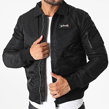 Schott NYC - Giacca bomber 210100RS Nero