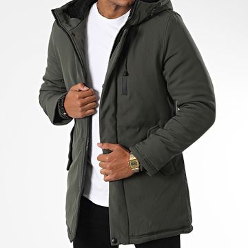 Classic Series - Parka con cappuccio verde kaki