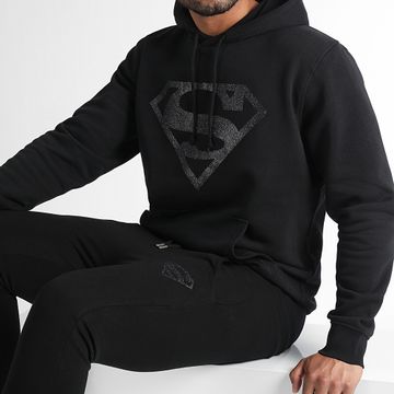 DC Comics - Tuta nera con logo glitterato