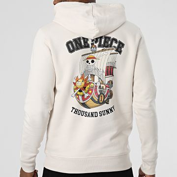 One Piece - Felpa con cappuccio Sunny Beige