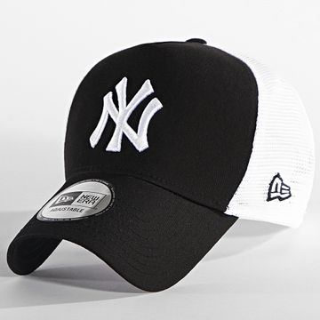 New Era - Cappello Trucker New York Yankees Essential Nero Bianco