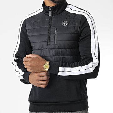 Sergio Tacchini - Innesto 39771 Giacca con zip a righe nere
