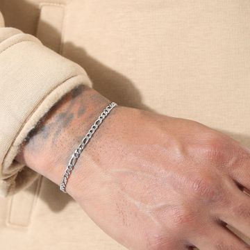 LBO - Bracciale Figaro a maglie d'argento da 3,5 mm
