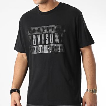 Parental Advisory - Tee Shirt Oversize Large Carbon Logo Nero