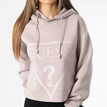 Guess - Felpa con cappuccio da donna V2YQ08-K7UW2 Viola