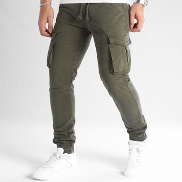 John H - XQ05 Pantaloni Cargo Verde Khaki