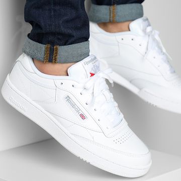 Reebok - Club C 85 Sneakers AR0455 Bianco Grigio trasparente