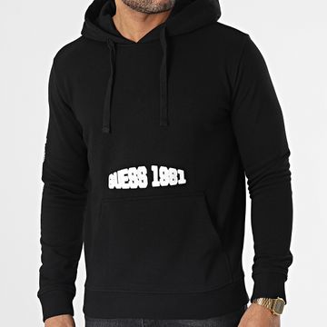 Guess - M3RQ17-KBLC1 Felpa con cappuccio nero