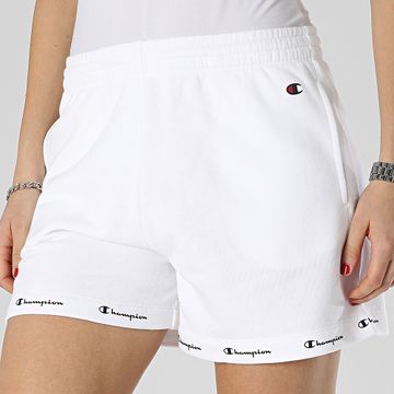 Champion - Pantaloncini da jogging 116100 Donna Bianco