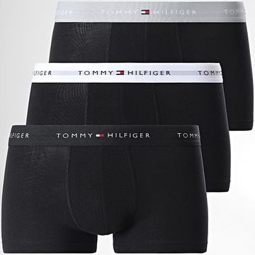 Tommy Hilfiger - Set di 3 boxer Essentials Signature 2763 nero