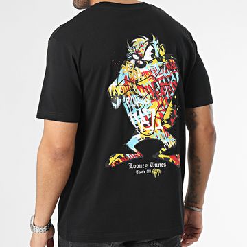 Looney Tunes - Maglietta oversize Large Taz Graff Nero