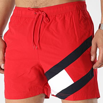 Tommy Hilfiger - Pantaloncini da bagno medi con coulisse 2048 rosso
