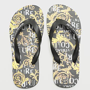 Versace Jeans Couture - Infradito donna 74YA3SQ7 Nero Rinascimento