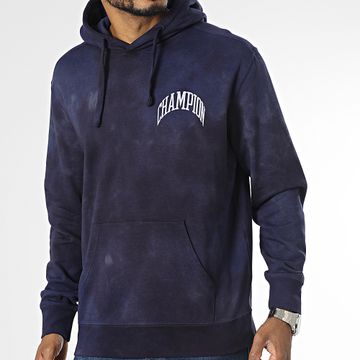 Champion - Felpa con cappuccio 218905 blu navy