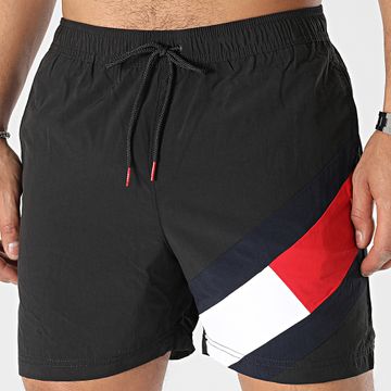 Tommy Hilfiger - Pantaloncini da bagno medi con coulisse 2048 nero