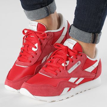 Reebok - Sneakers Classic Nylon Donna GY7195 Vector Red Chalk Pure Grey 3