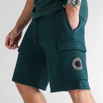 Classic Series - Pantaloncini da jogging Premium Cargo 1108 Verde