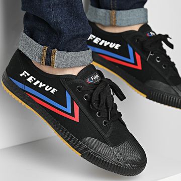 Feiyue - Sneakers Low 1920 Nero Blu Rosso