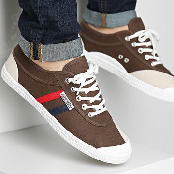 Kawasaki - Sneakers Retro Canvas K192496 Marrone Cioccolato