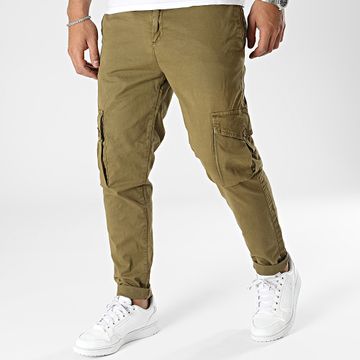 Urban Classics - TB3507 Pantaloni cargo verde cachi