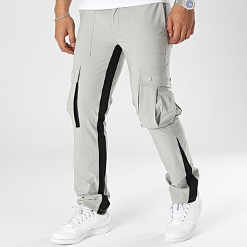 John H - Pantaloni cargo grigi