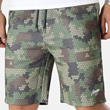 Classic Series - Pantaloncini da jogging mimetici Pixel Green Khaki