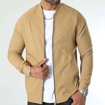 LBO - 0192 Giacca con zip beige