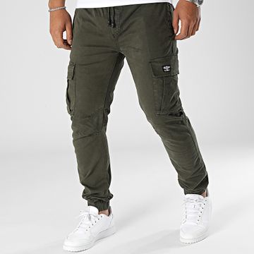KZR - Pantaloni Cargo verde cachi