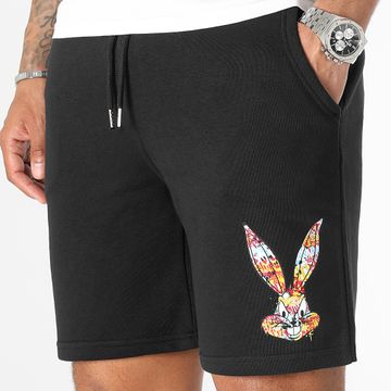 Looney Tunes - Pantaloncini da jogging Bugs Bunny Graff Nero
