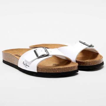 Pepe Jeans - Claquettes Bio M Single Champion PMS90111 Bianco