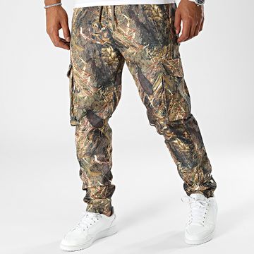 ADJ - Pantaloni Cargo Beige Verde Khaki