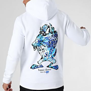 Looney Tunes - Taz Graff Milano Hoody Bianco