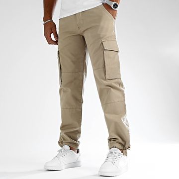 LBO - Pantaloni cargo a gamba larga con tasche 2975 Beige