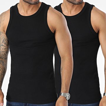 Urban Classics - Set di 2 canottiere TB066 nero