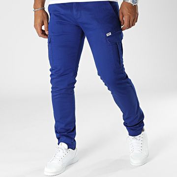 Tommy Jeans - Scanton Dobby Slim Cargo Pants 4484 blu reale