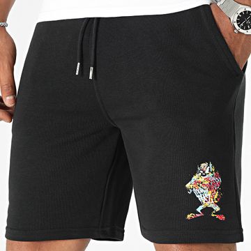 Looney Tunes - Pantaloncini da jogging Taz Graff Nero