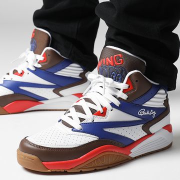 Ewing Athletics - Sneakers Sport Elite 1BM02394 Bianco Marrone Rosso Reale
