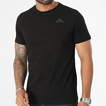 Kappa - Maglietta con logo Cafers 304J150 Nero