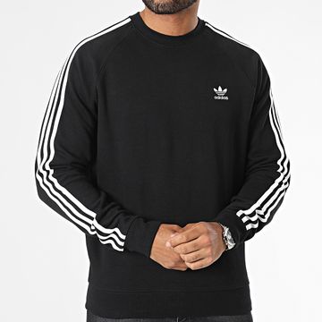 Adidas Originals - 3 Stripes Crewneck Sweat Top IM2087 Nero
