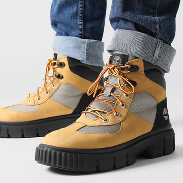 Timberland - Stivali Greyfield Mid Hiker A5PEW Grano Nubuck