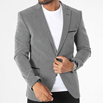 Mackten - Giacca blazer grigio erica
