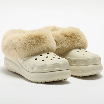 Crocs - Sandali classici Furever Bone da donna