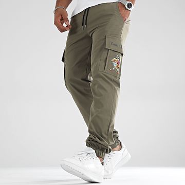 Looney Tunes - Taz Graffiti Cargo Pants Verde Khaki