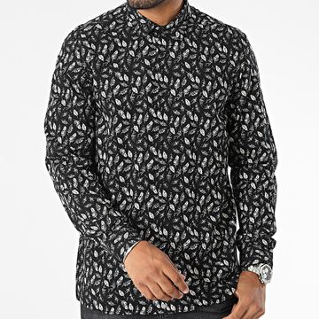 Antony Morato - Toronto Camicia a maniche lunghe MMSL00614 Nero Beige