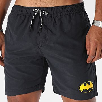 DC Comics - Pantaloncini da bagno con logo nero