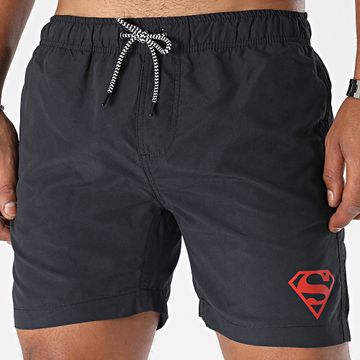 DC Comics - Pantaloncini da bagno con logo nero