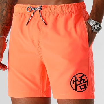 Dragon Ball Z - Pantaloncini da bagno Goku Kanji Arancione fluo