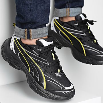 Puma - Sneakers Morphic Reflective 393646 Puma Black Yellow Burst